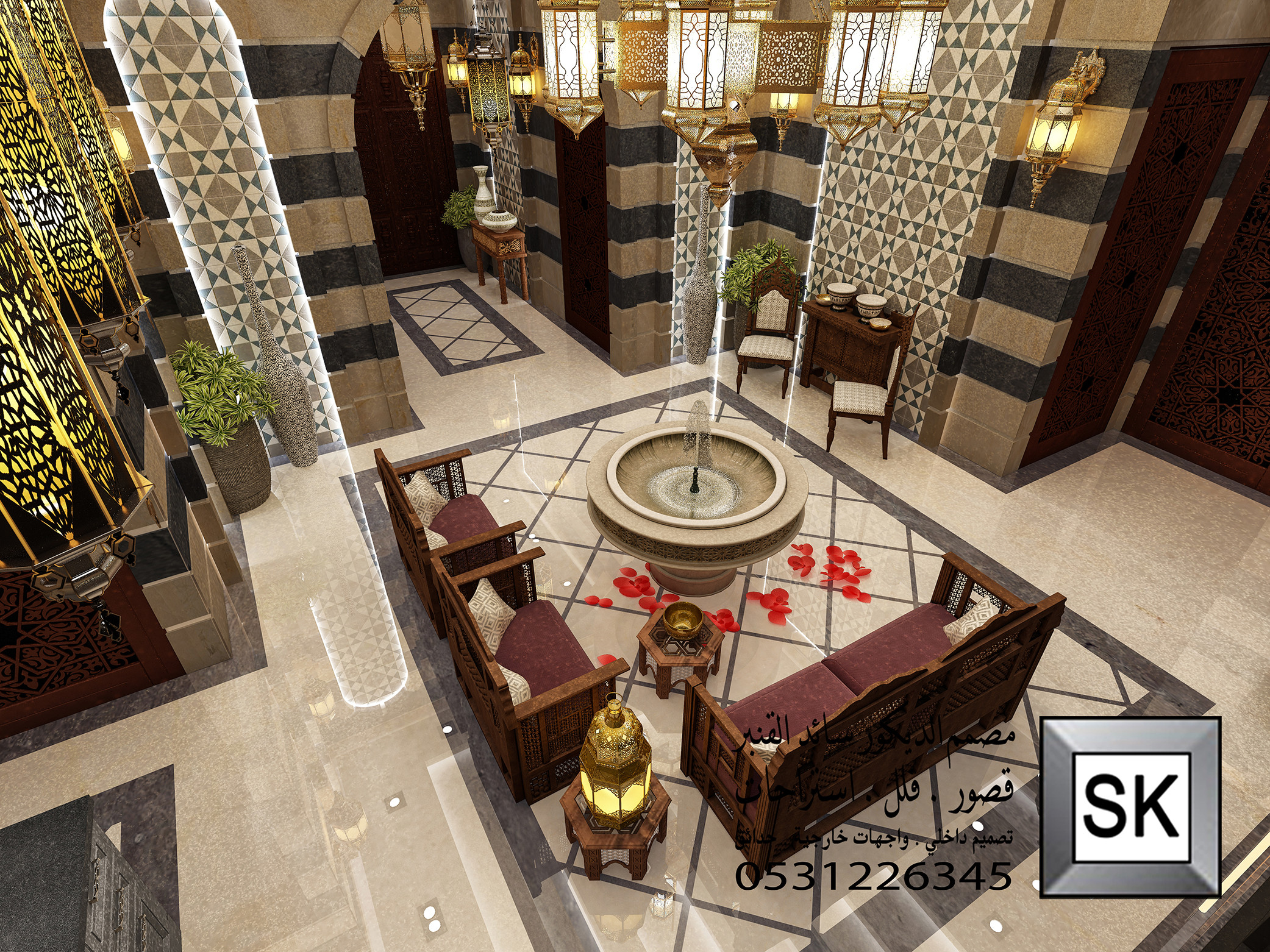 مجالس دمشقية فخمة في الرياض