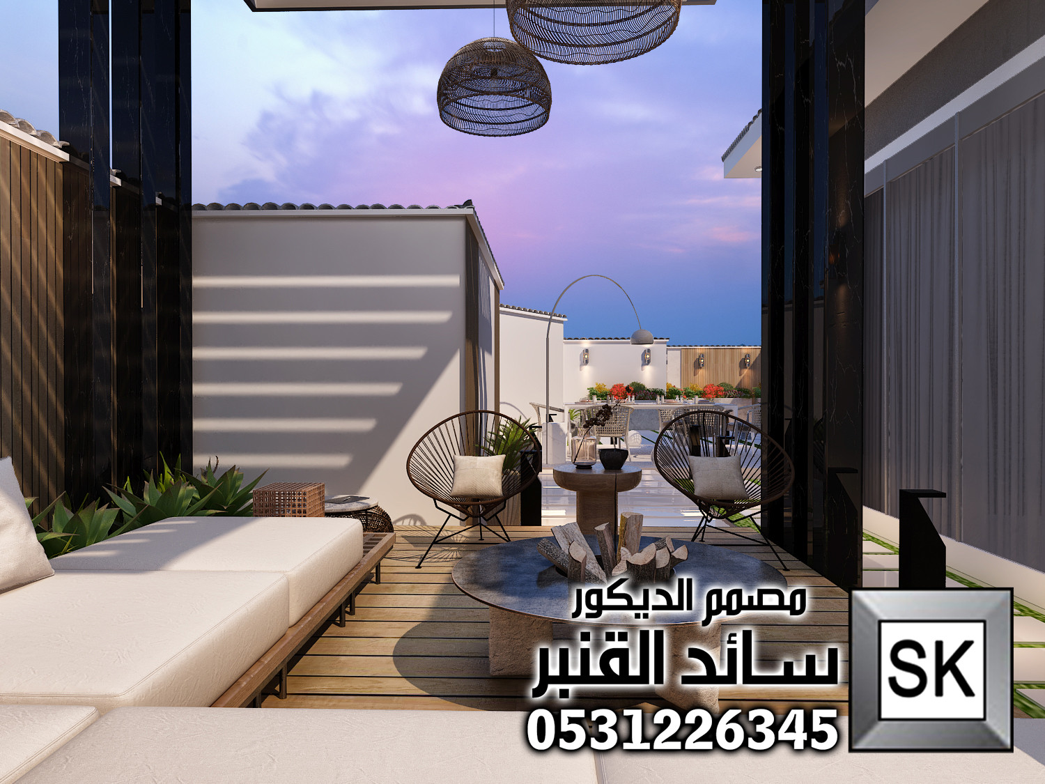 تصميم و تنسيق لاندسكيب منزلي في الرياض