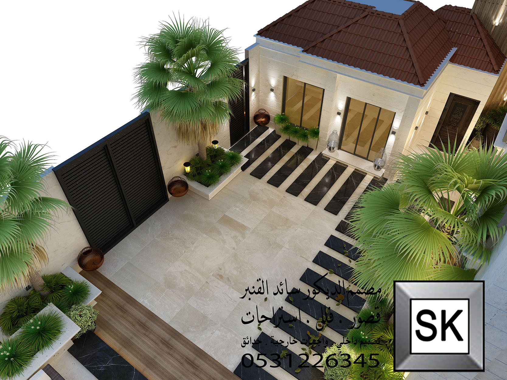 مصمم حدائق محترف في السعودية