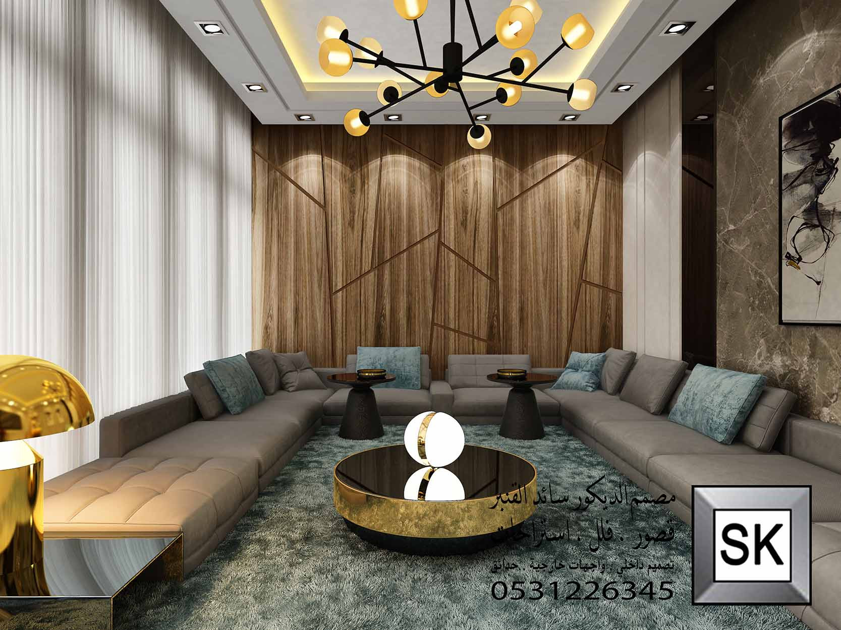 مصمم دبكور داخلي محترف في الرياض