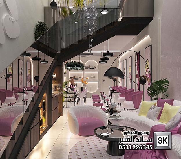 نصميم و تشطيب صالونات تجميل و سبا و حمام مغربي و ساونا في الرياض