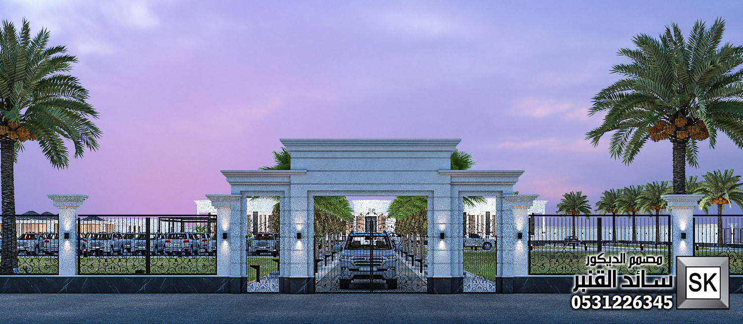 تصميم لاندسكيب مزارع في الرياض