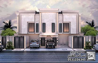 تاون هاوس فاخر في الرياض من تصميم المصمم سائد القنبر