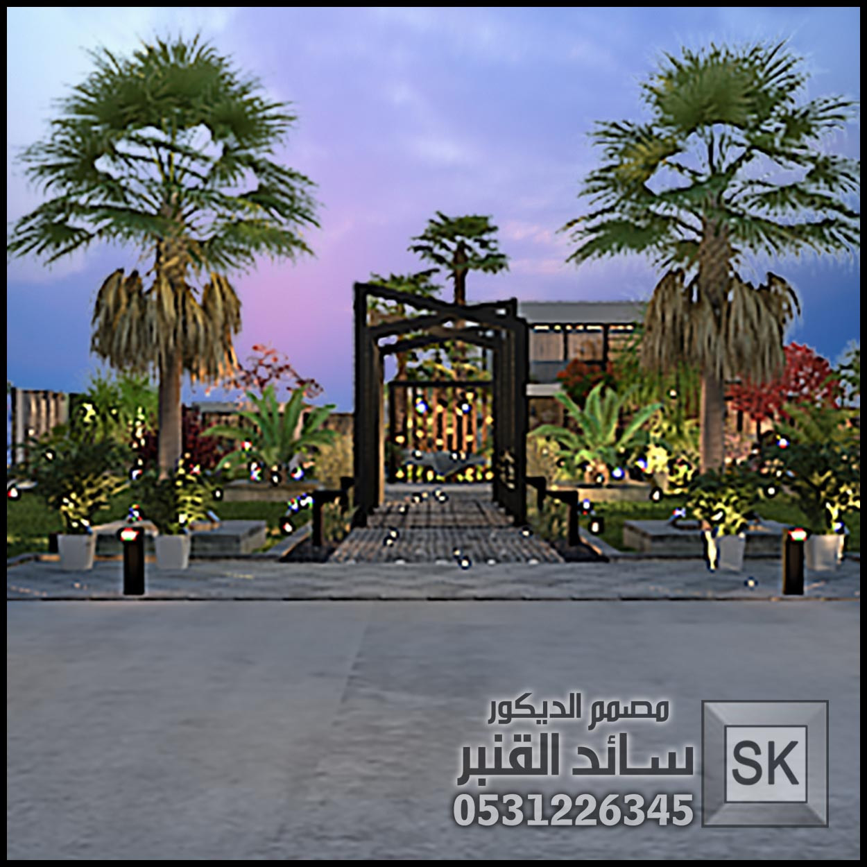 مصمم لاندسكيب مزارع في الرياض