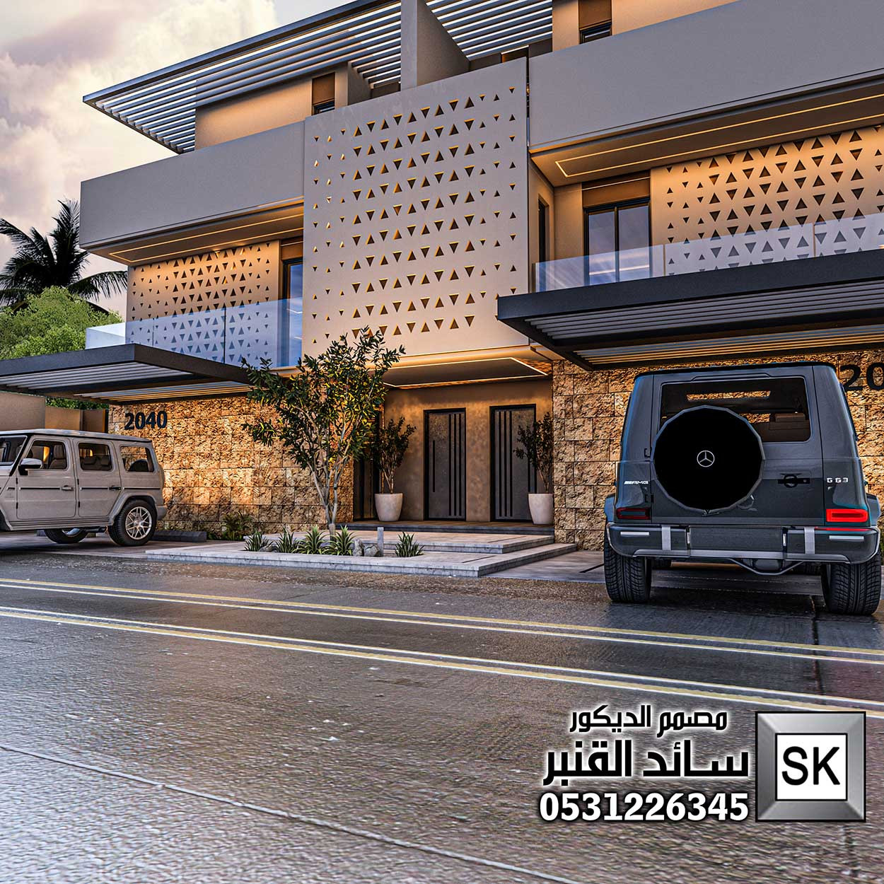 مصمم واجهات خارجية محترف في الطائف