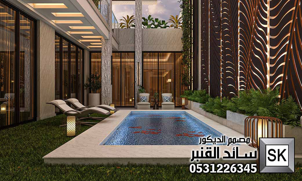 مصمم الحدائق سائد القنبر