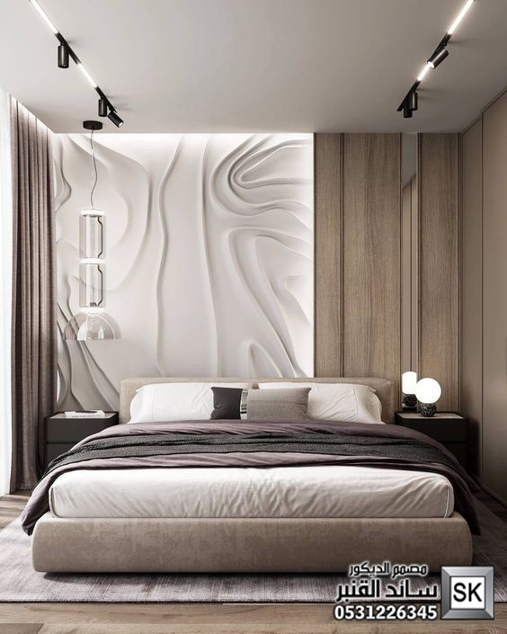 تصميم و تشطيب ديكور داخلي غرف نوم رئيسية في جدة