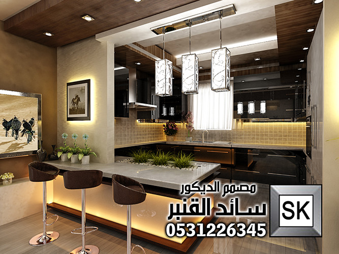 ديكور داخلي قبو ترفيهي في المدينة المنورة من أعمال مصمم الديكور سائد القنبر