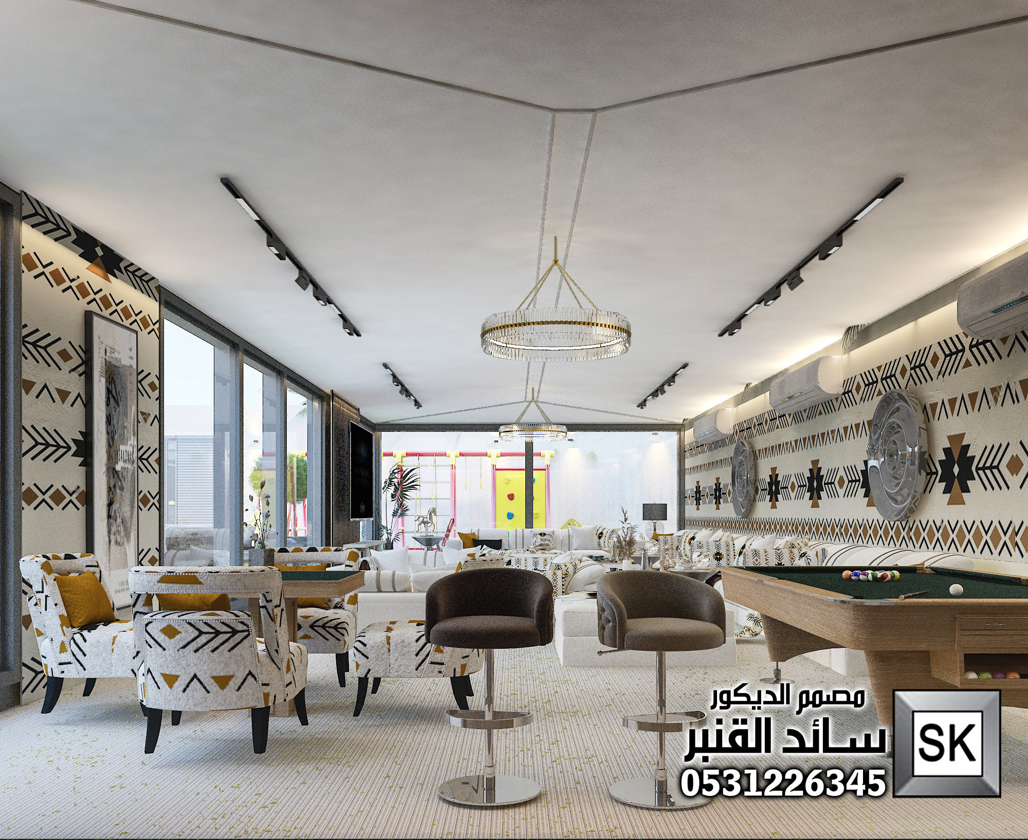 تصميم خيم فخمة في الرياض من أعمال مصمم الديكور سائد القنبر