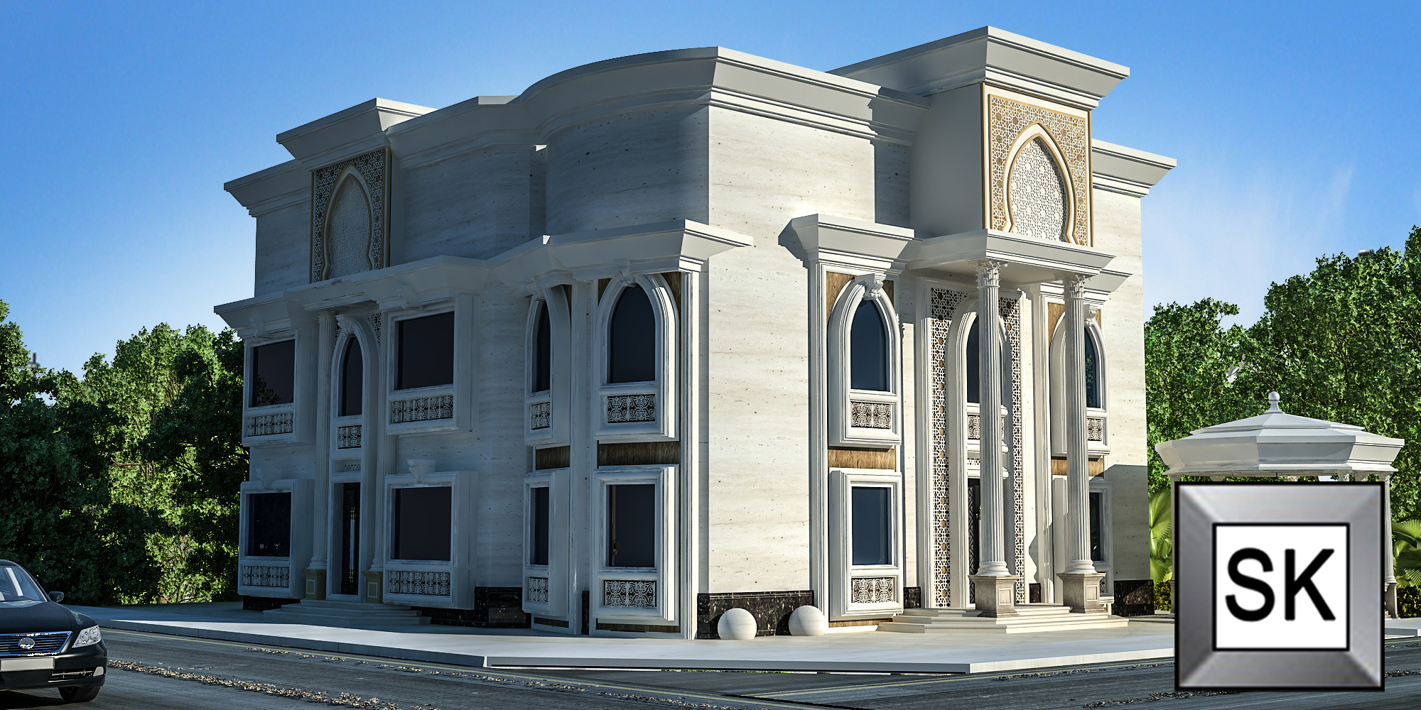 واجهات إسلامية فخمة في جدة من أعمال مصمم الديكور سائد القنبر