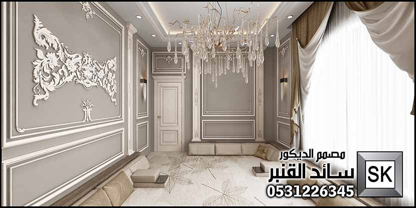 تصميم و تنفيذ غرفة طعام فخمة في الرياض