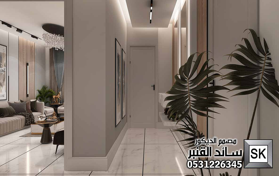 ديكور داخلي فاخر في الرياض من أعمال مصمم الديكور سائد القنبر