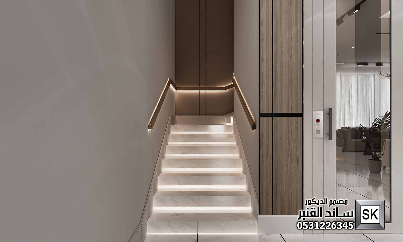 ديكور داخلي فاخر في الرياض من أعمال مصمم الديكور سائد القنبر