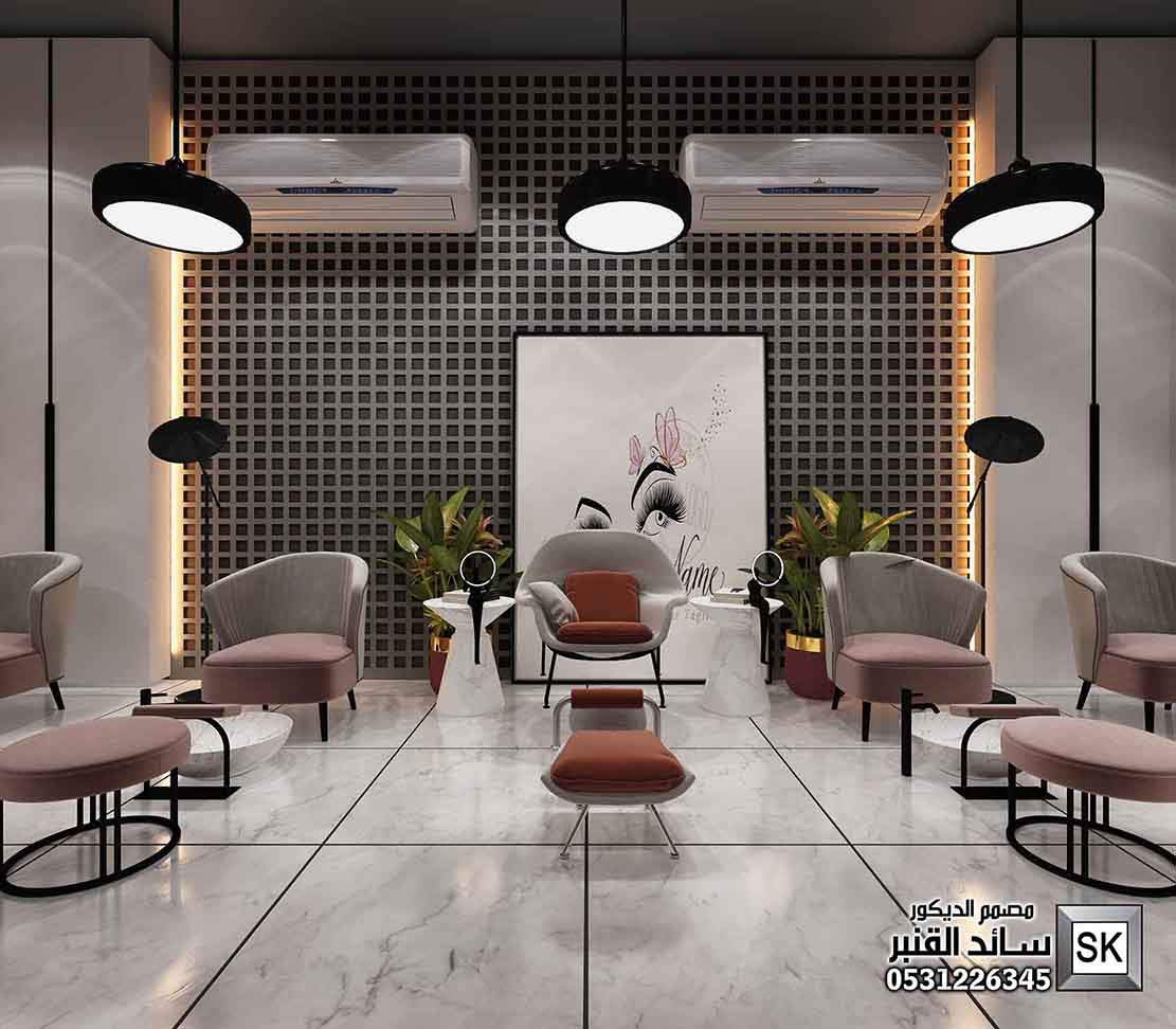 صالون تجميل و سبا و حمام مغربي فاخر في القصيم من أعمال مصمم الديكور سائد القنبر