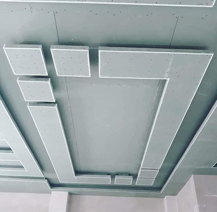 تشطيب جبسمبورد مدة أخضر حديد 6 ملم فشر نحاس شامل تصميم و إشراف و ضريبة في الرياض المتر 50 ريال