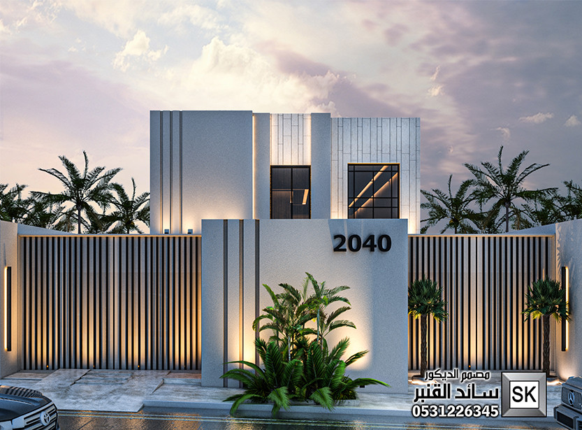 واجهة فيلا خارجية قصر مصغر في  الرياض بتكاليف مدروسة و تحفة فنية جوال 0531226345
