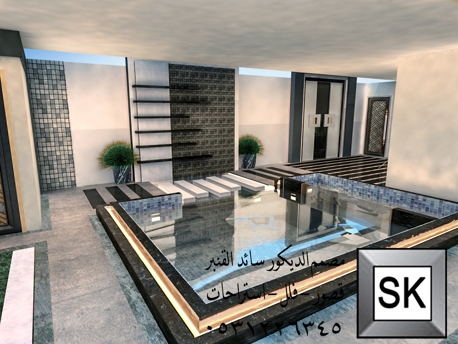 مصمم ديكور خارجي واجهات فلل و قصور فخمة قي الرياض جوال 0531226345