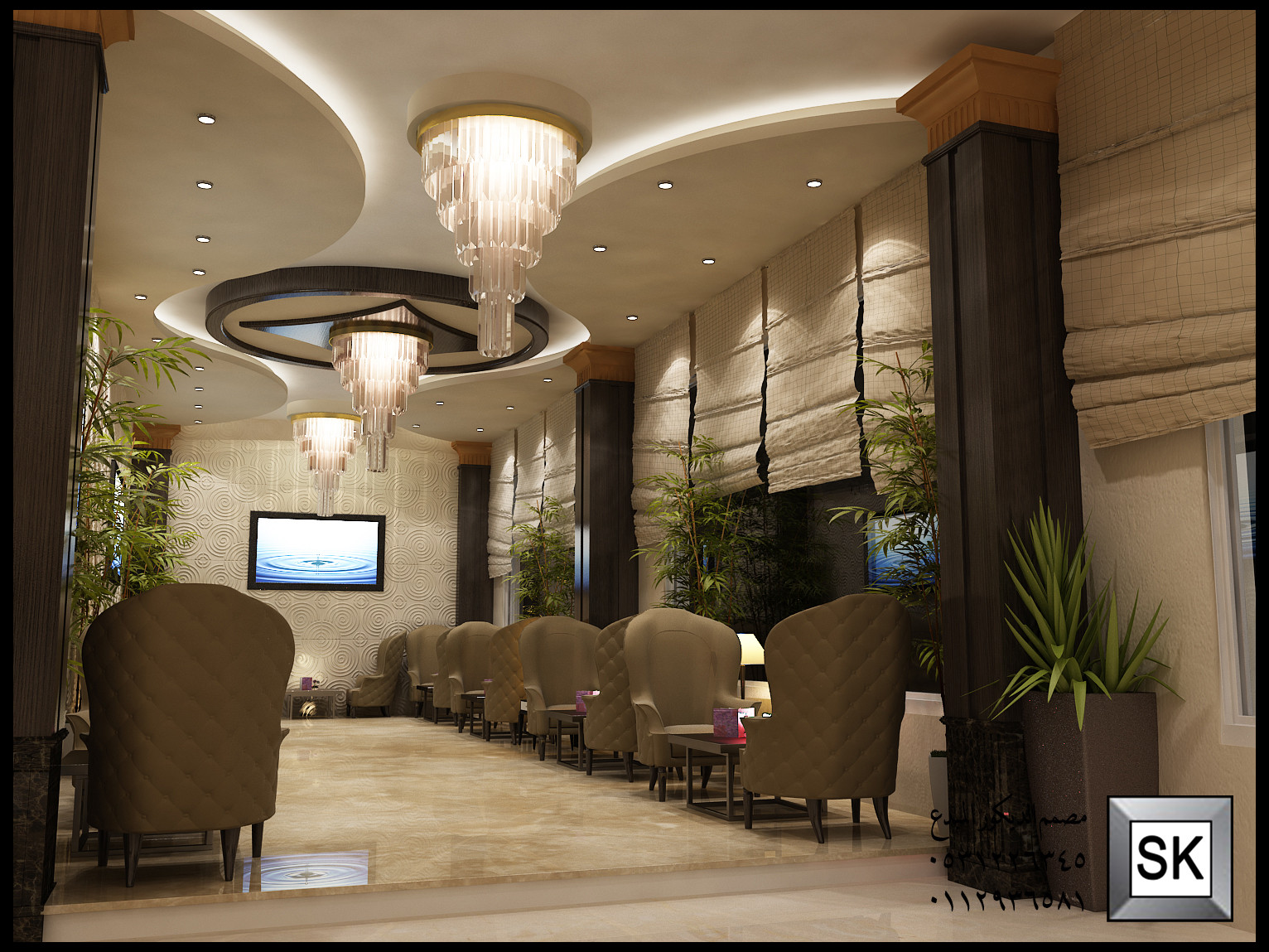 تصميم و تشطيب شقق فندقية فخمة في الرياض جوال 0531226345