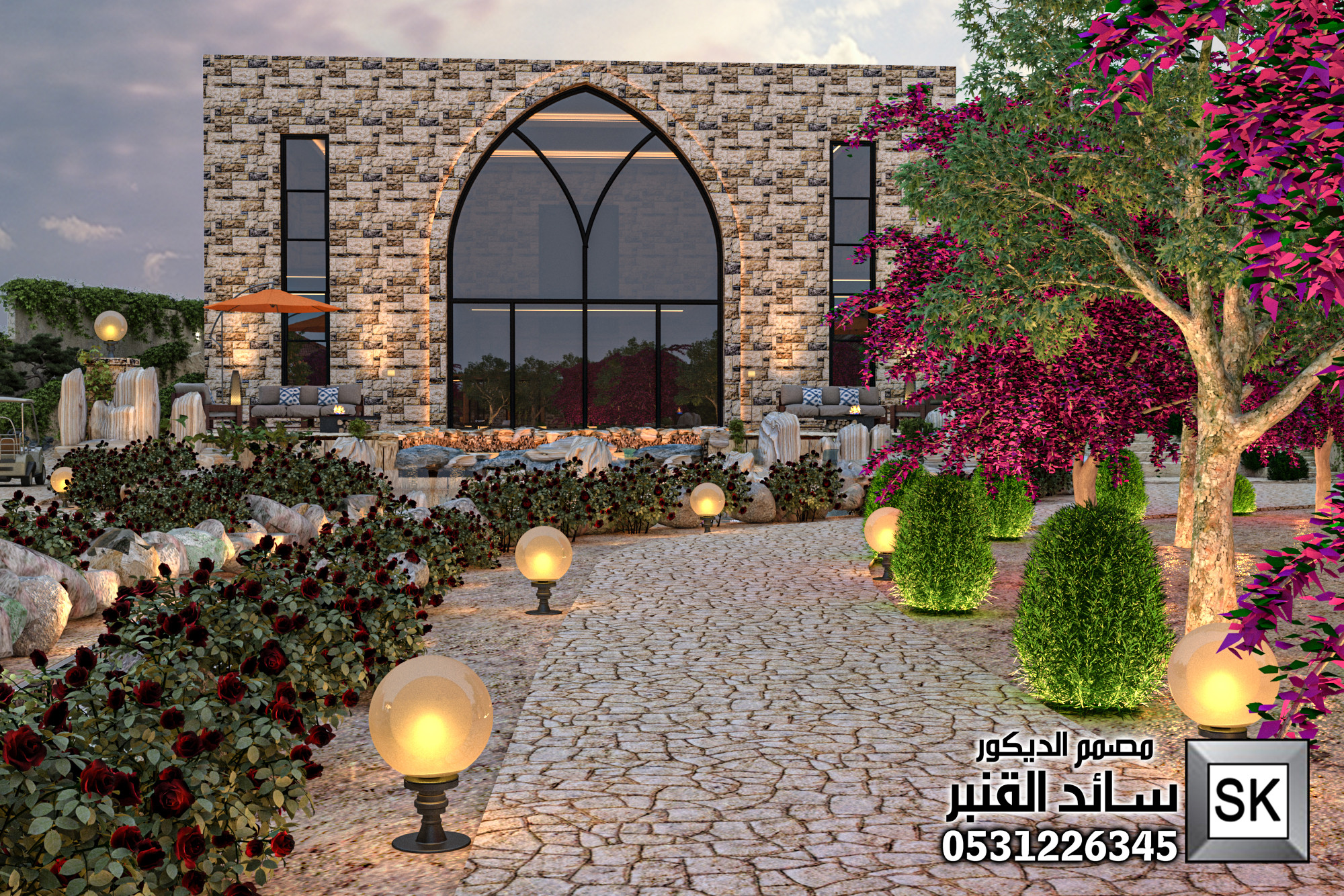 تشطيب لاندسكيب  مزارع و إساراحات في الرياض 0531226345