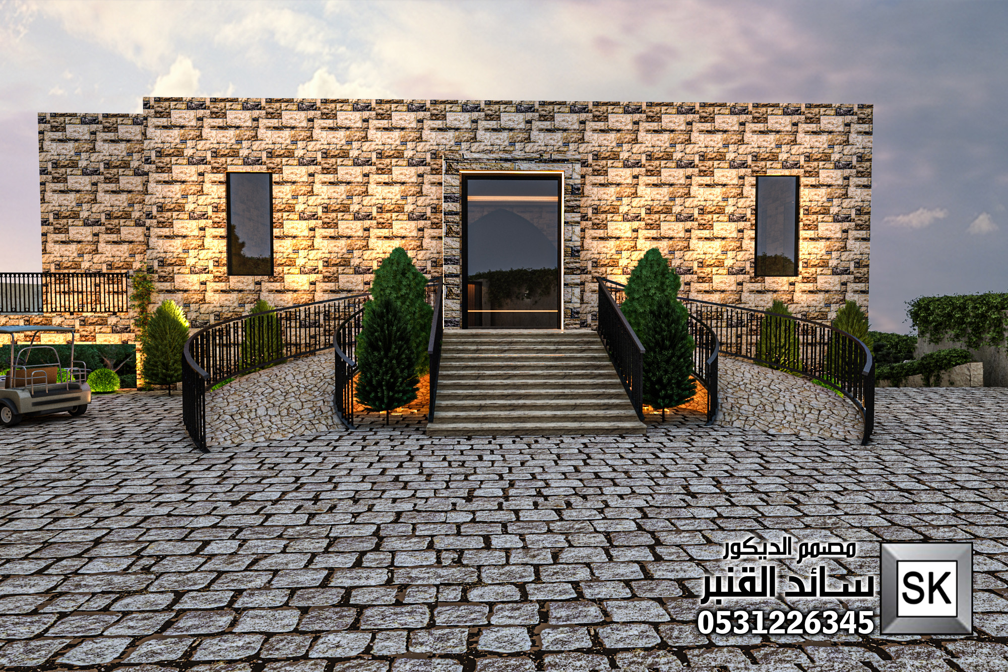 تشطيب لاندسكيب  مزارع و إساراحات في الرياض 0531226345