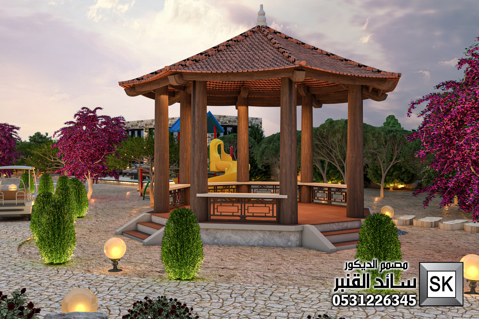 تشطيب لاندسكيب  مزارع و إساراحات في الرياض 0531226345