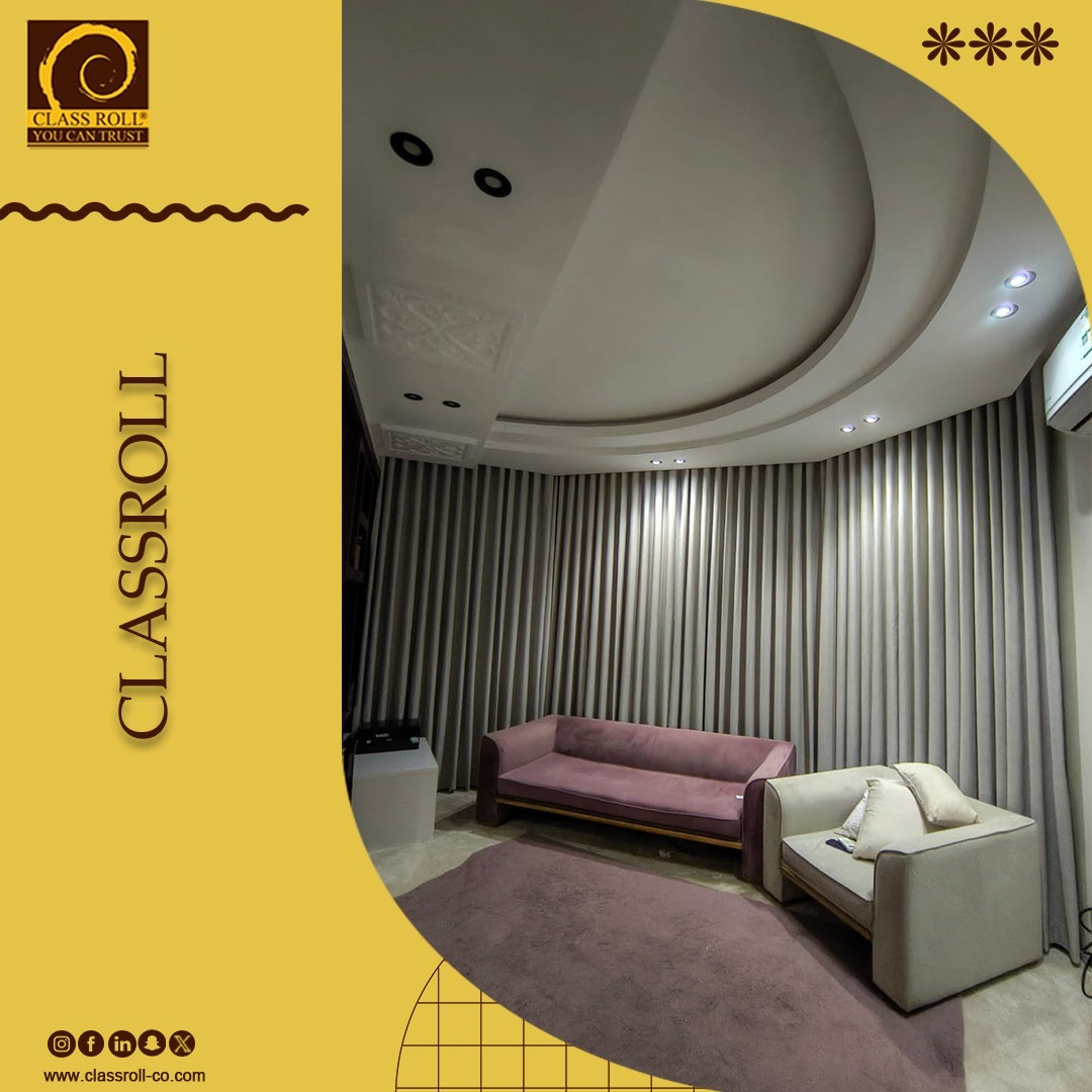 تفصيل وتركيب ستائر فاخرة – رول، بلاك آوت، وجميع الأنواع