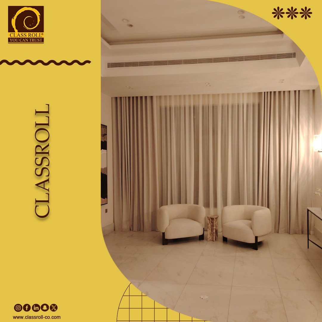 تفصيل وتركيب ستائر فاخرة – رول، بلاك آوت، وجميع الأنواع