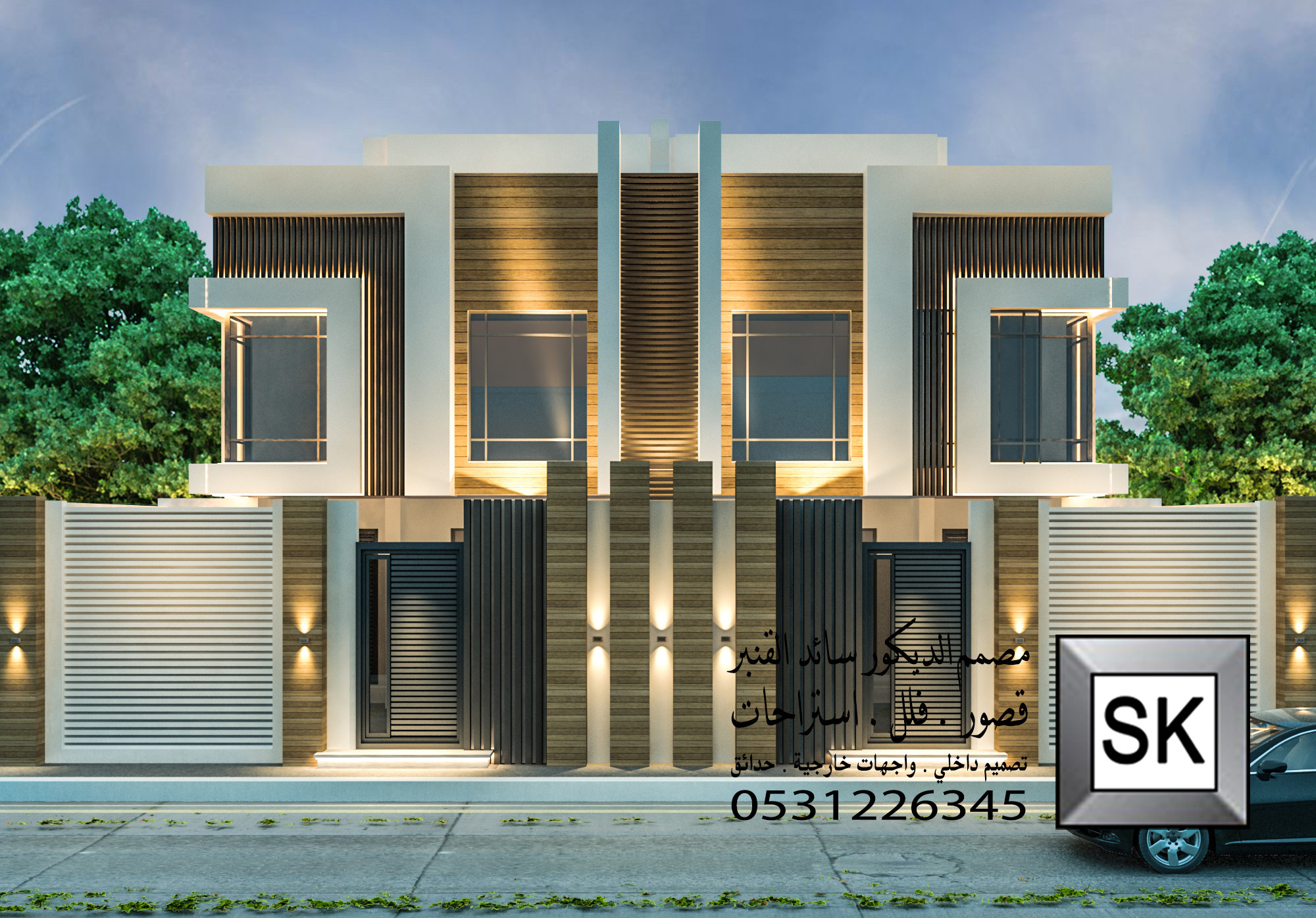 واجهات دوبلكس خارجية في الرياض 0531226345