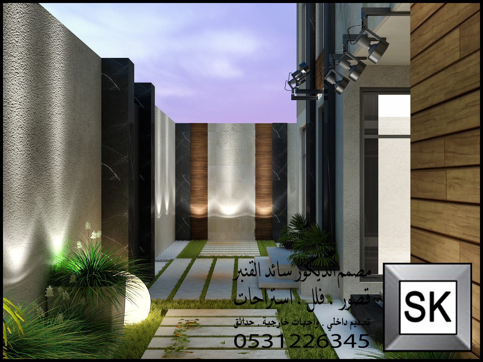مصمم لاندسكيب منزلي في جدة 0531226345