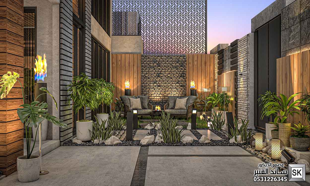 تصميم و تشطيب حدائق منزلية في الرياض 0531226345