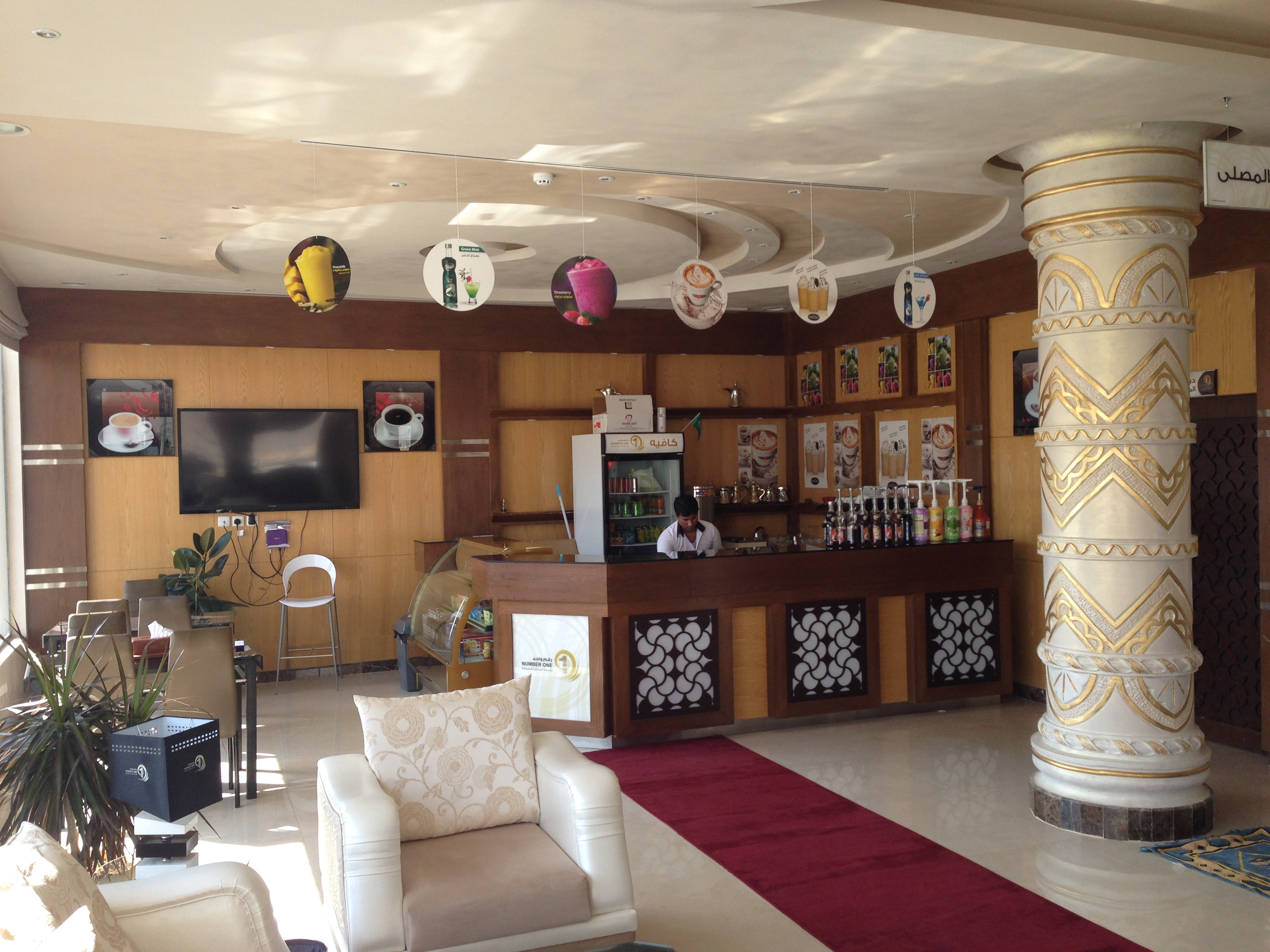 تصميم و تشطيب لوبي إستقبال فندقي في الرياض 0531226345