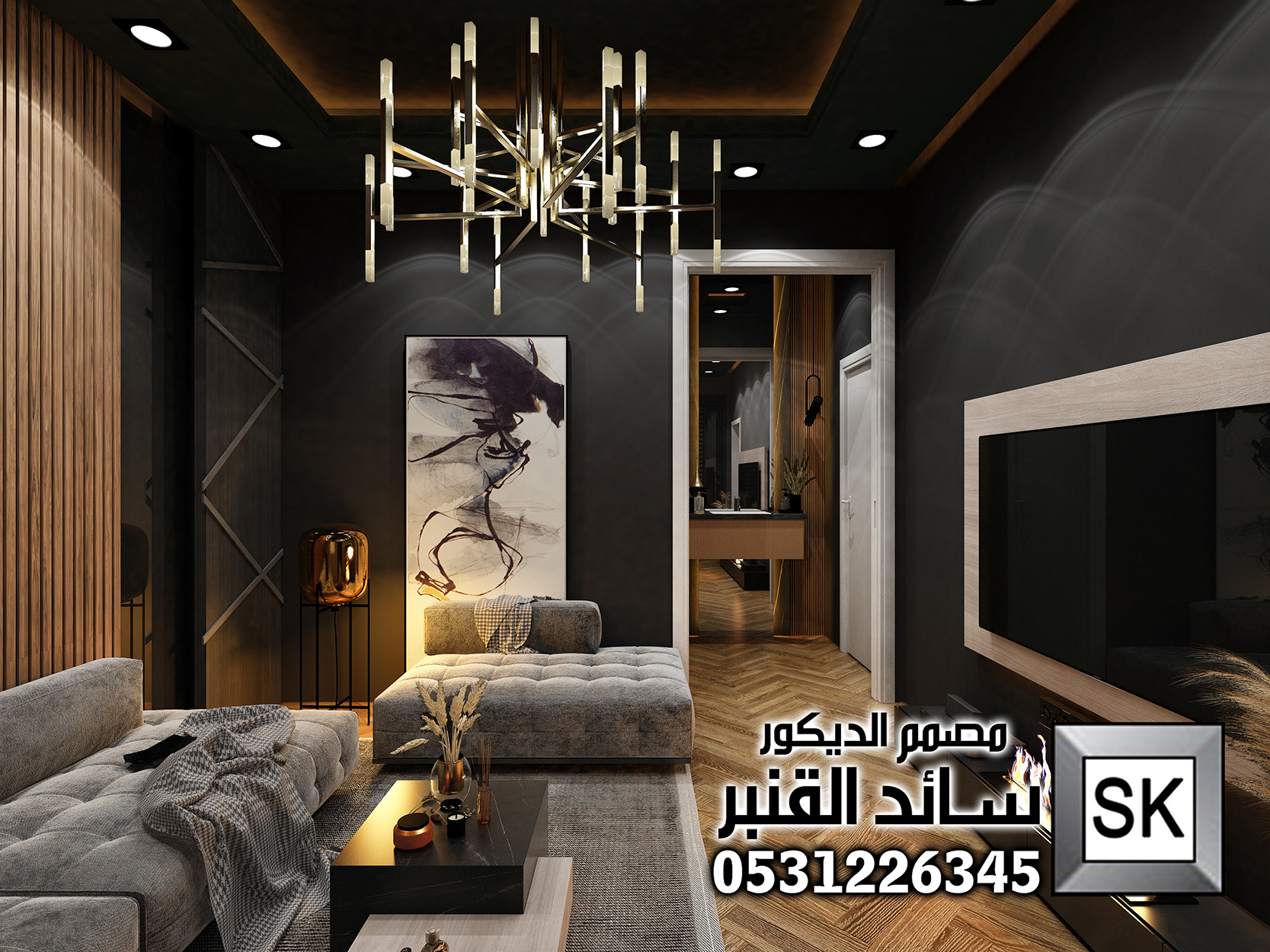 نصميم ديكور داخلي طراز فرنسي في الرياض 0531226345