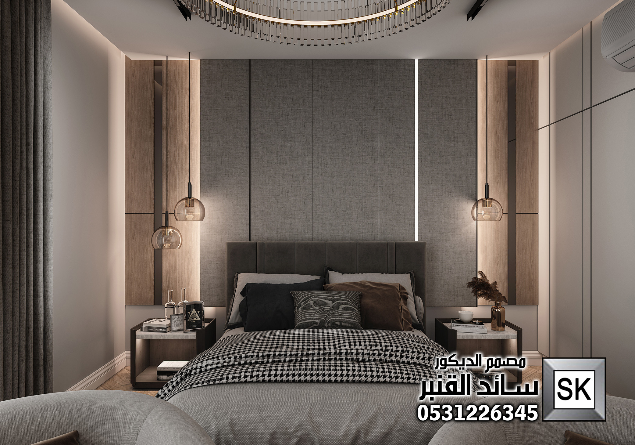 تصميم غرفة نوم رئيسية في جدة 0531226345