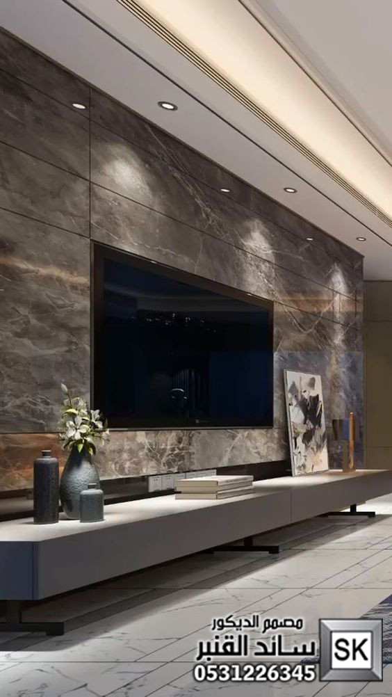 تشطيب جدران تلفاز في الرياض 0531226345