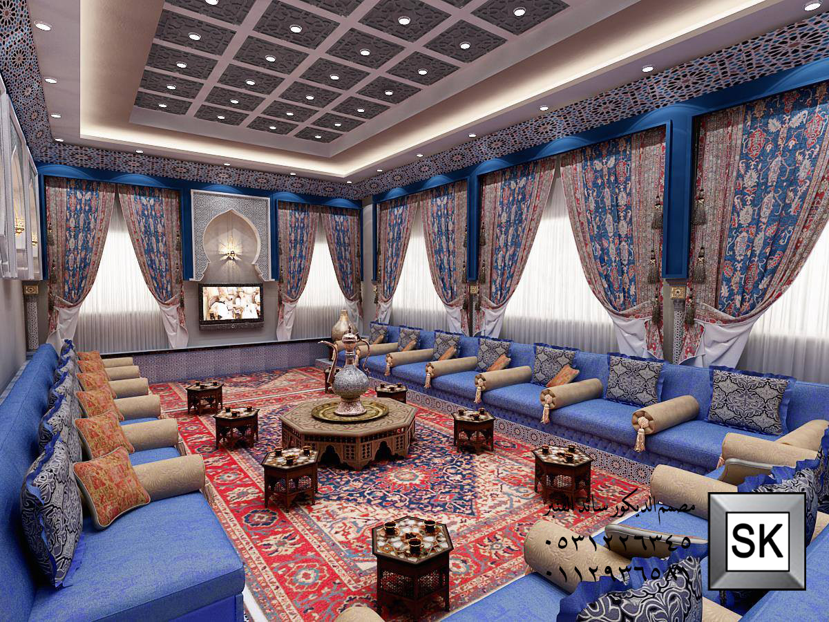 تصميم و تشطيب مجالس مغربية و أندلسية في الرياض 0531226345
