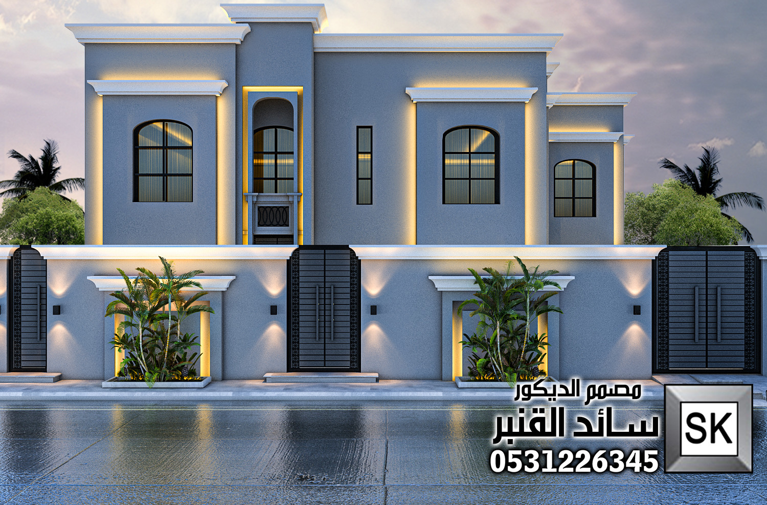 مصمم واجهات خارجية في حائل 0531226345