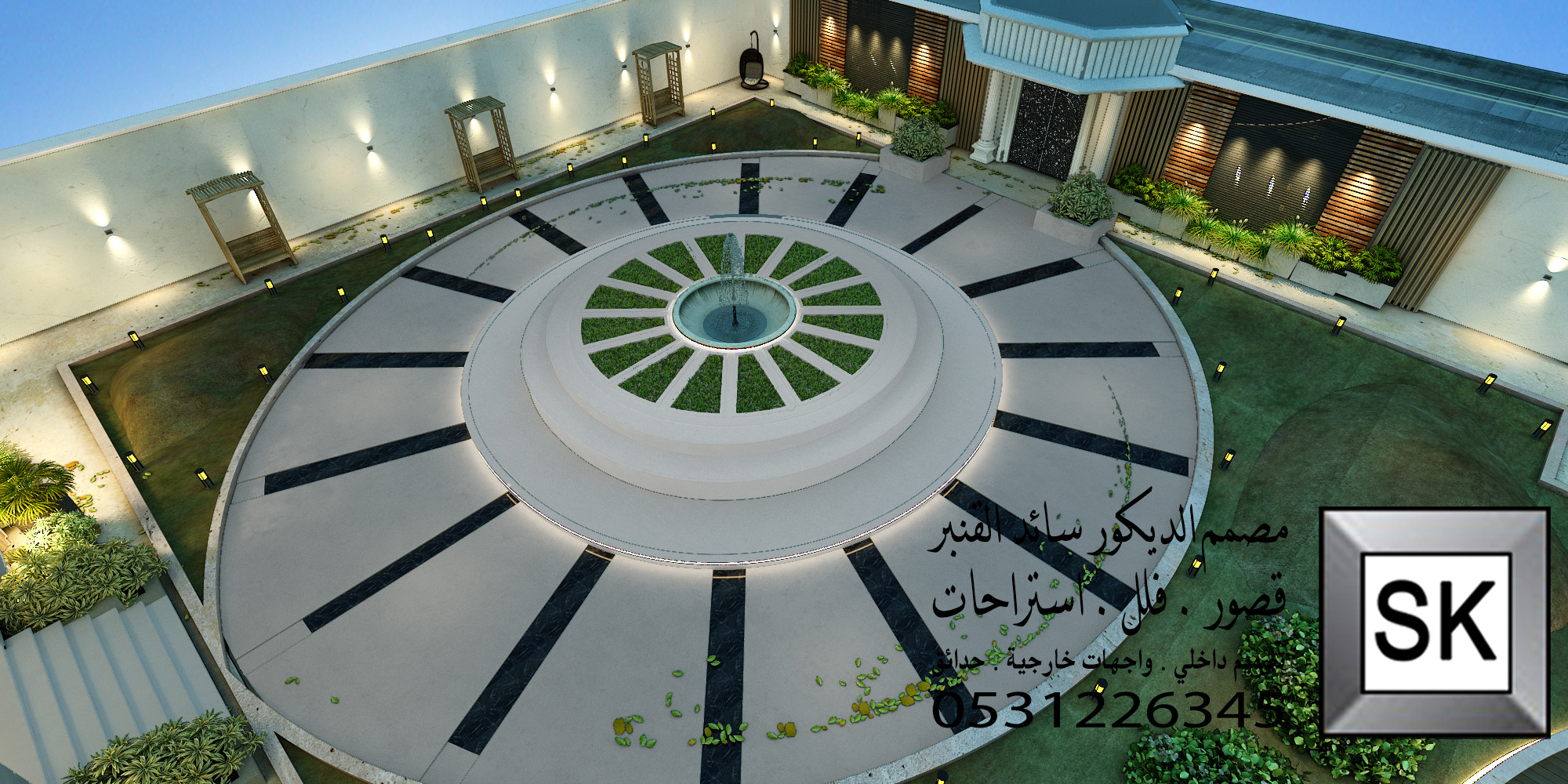 مصمم لاندسكيب محترف في خميس مشيط 0531226345