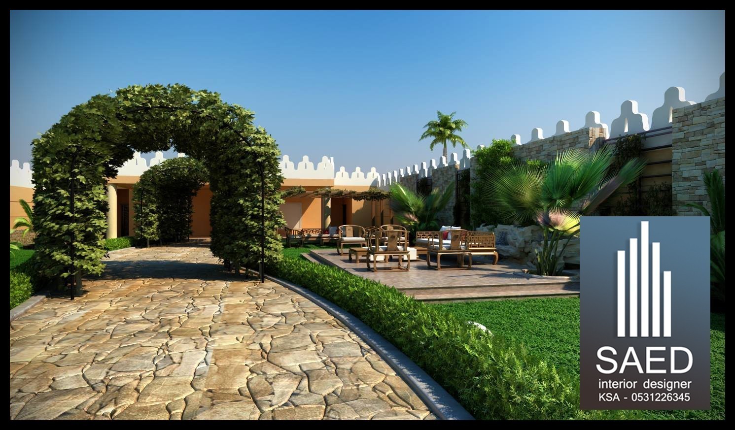 مصمم حدائق بالسعودية