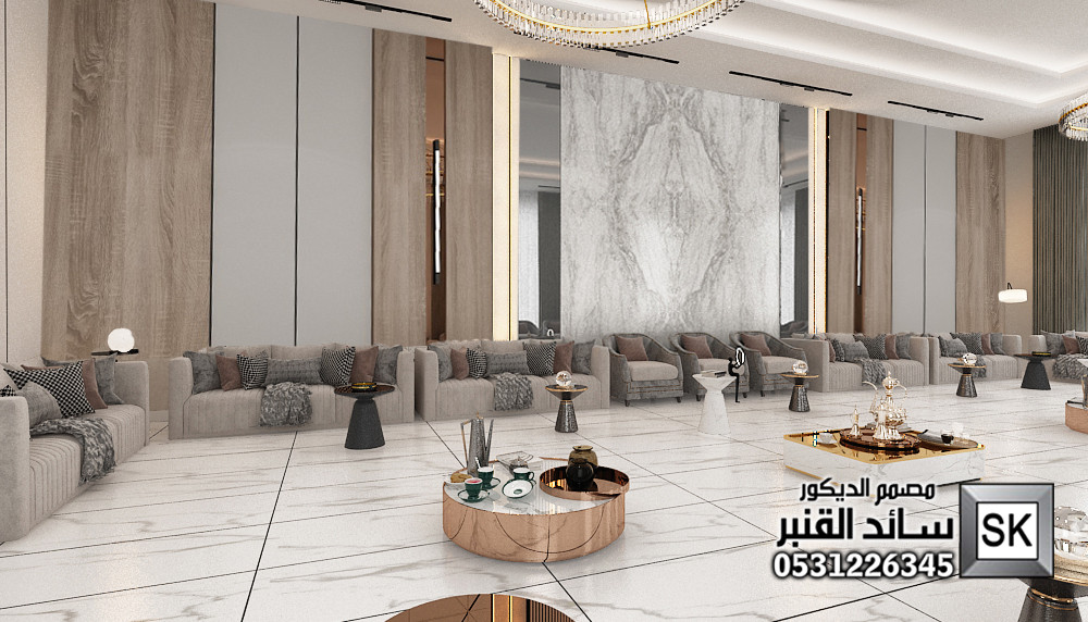 تصميم و تنفيذ مجالس ضيافة فخمة في القصيم