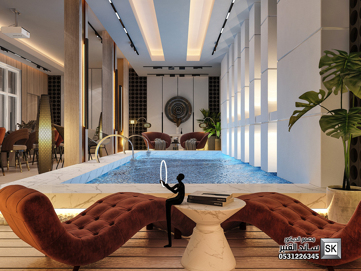 تصميم و تنفيذ قبو ترفيهي فاخر في الرياض