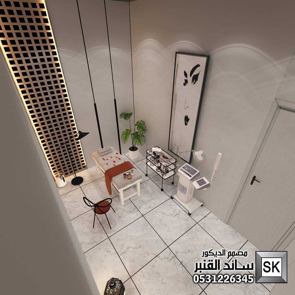 تصميم و تنفيذ سبا و حمام مغربي و صالون نسائي فاخر في الرياض