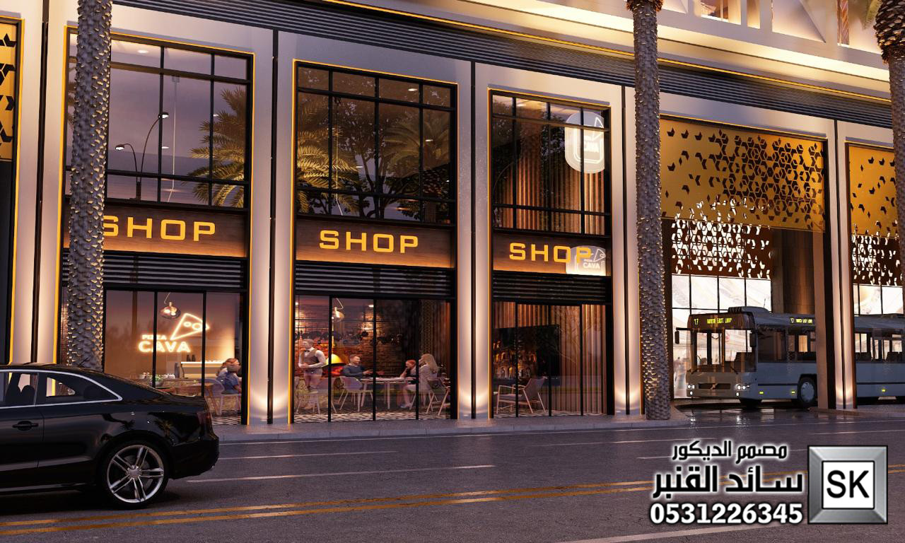 تصميم و تنفيذ مولات و مراكز تجارية و مجمع تجاري فاخر في الرياض