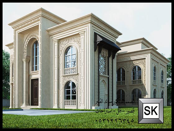 تصميم و تنفيذ  واجهة بيت العمر في السعودية