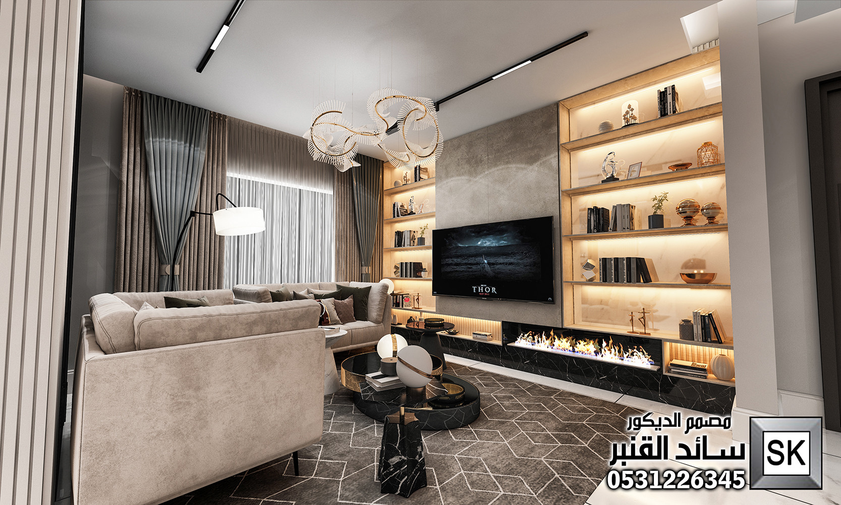 مصمم ديكور داخلي محترف و مبدع في الرياض