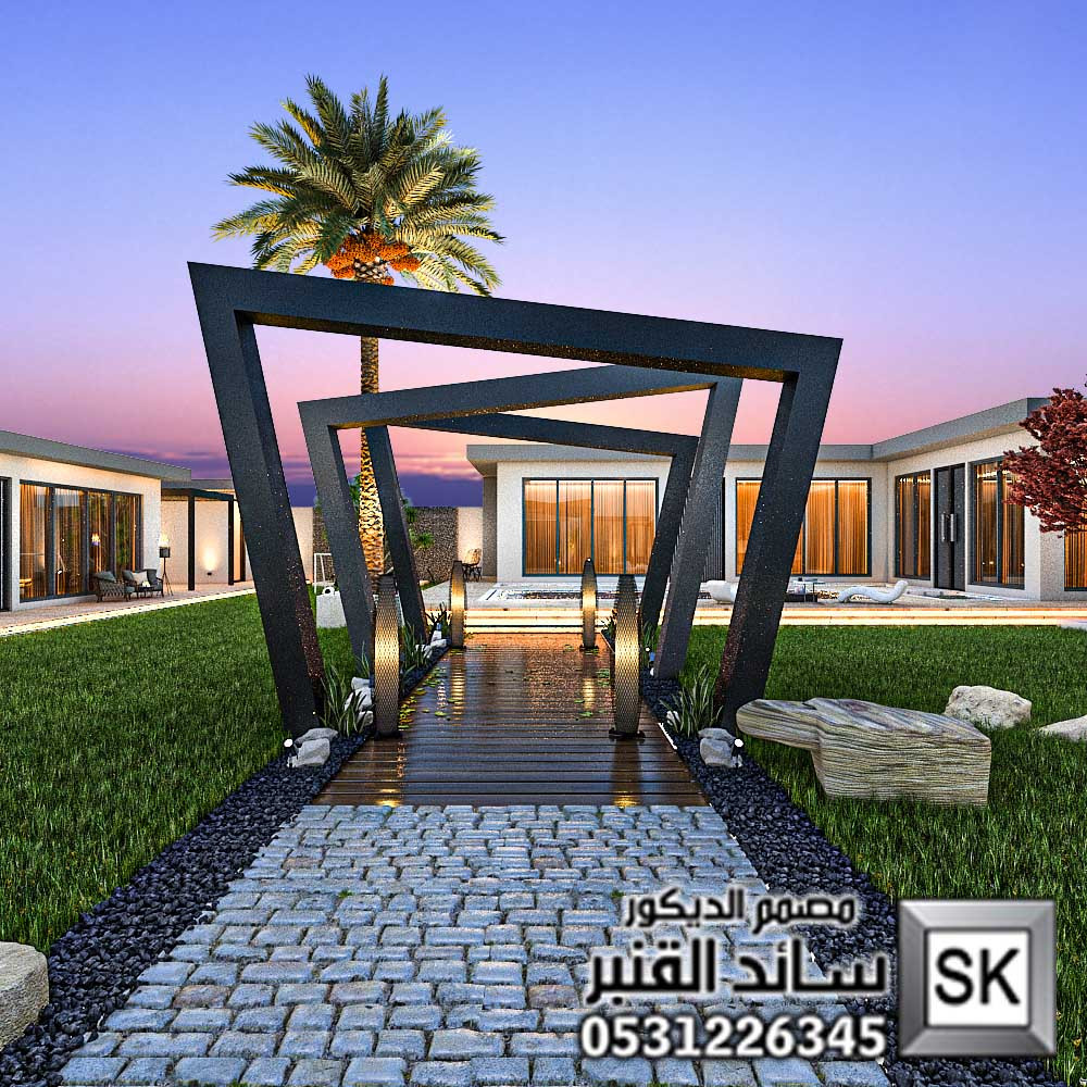 مصمم لاندسكيب مزارع و شاليهات محترف في جدة