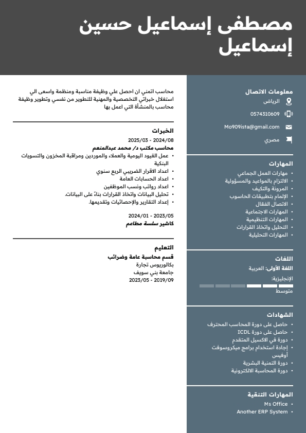 محاسب مالي
