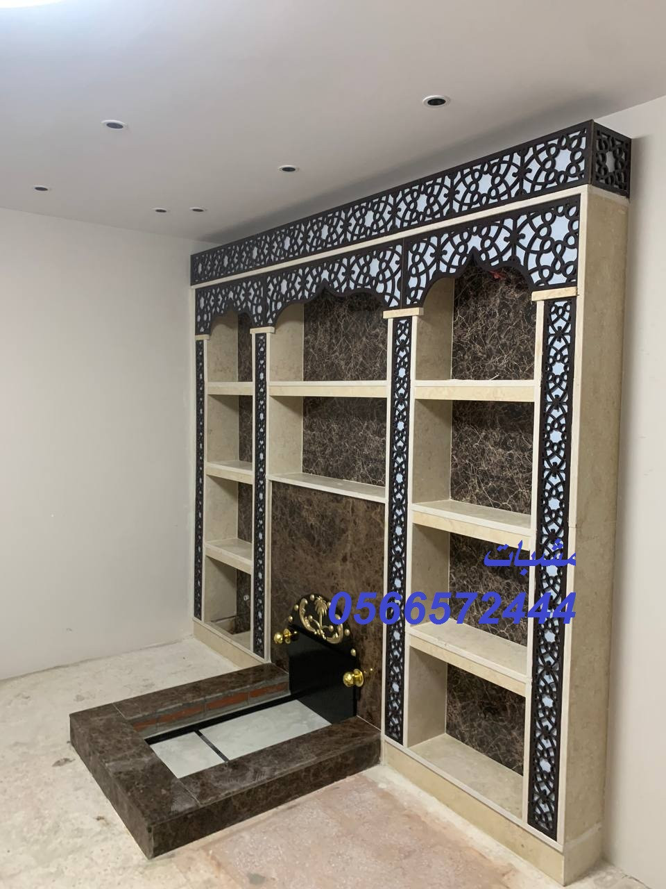 مدافئ حجر طبيعي مشبات تناسب أجواء الشتاء تصميم مشبات أوروبية فخمة معلم مشبات