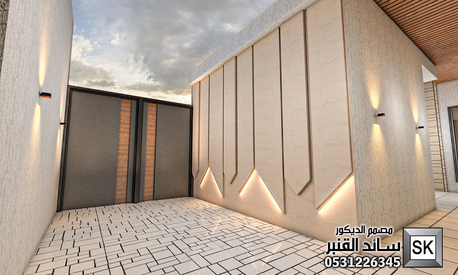 مصمم لاندسكيب منزلي محترف في الرياض