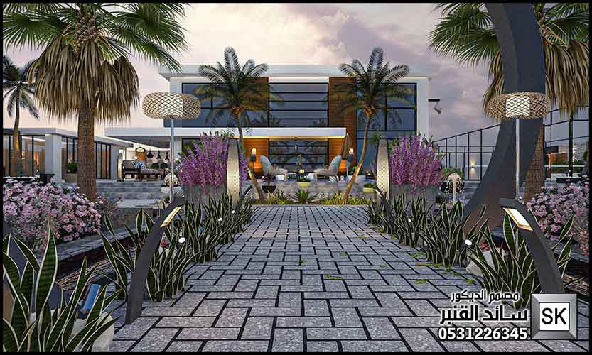 تصميم و تنفيذ مزارع فخمة في العمارية بالرياض