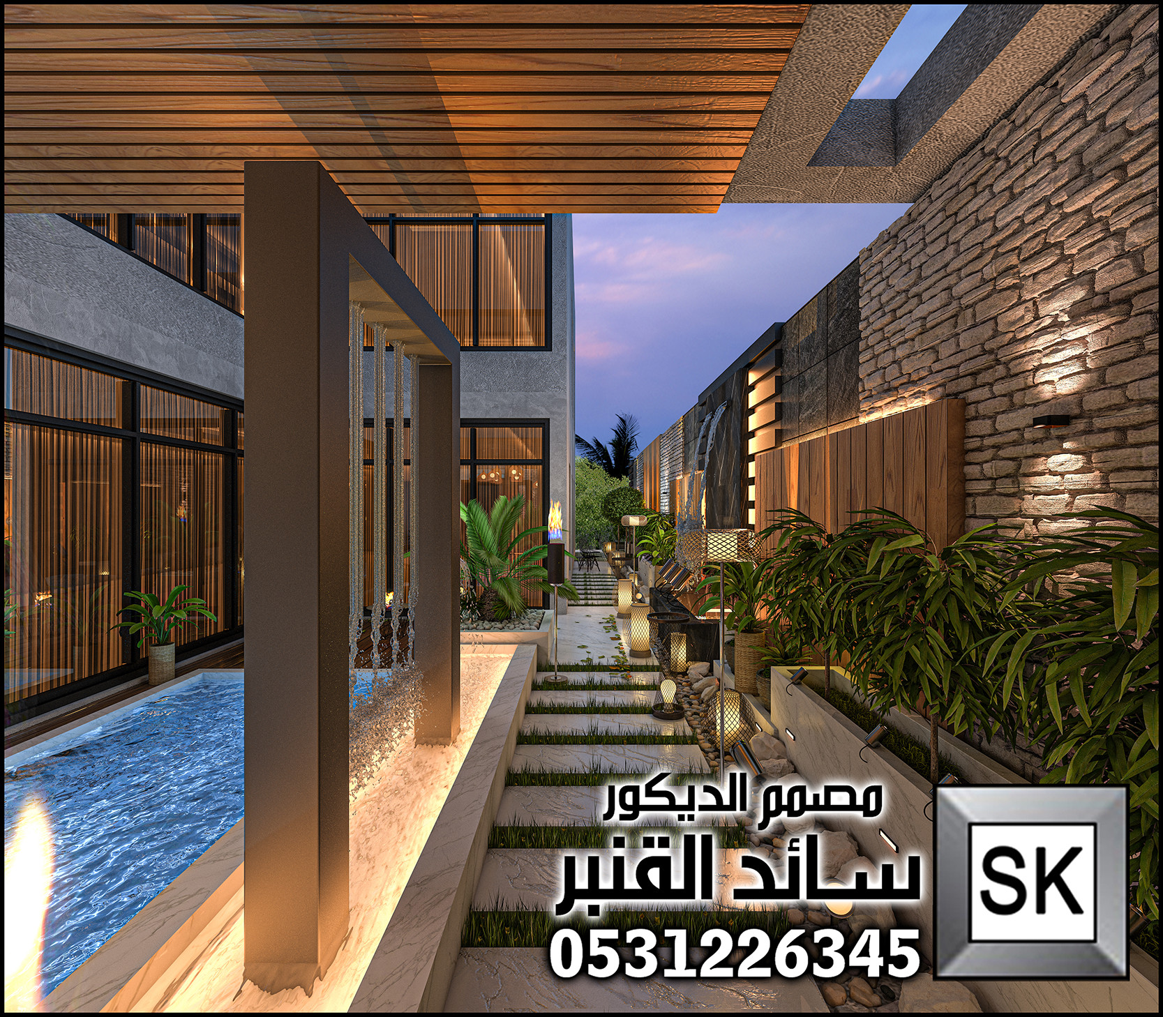 مصمم حدائق منزلية في الرياض